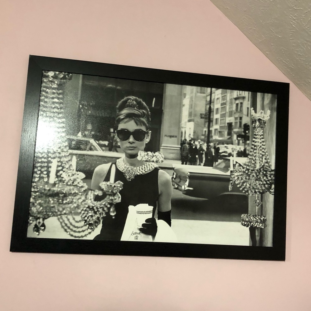 Audrey Hepburn Breakfast at Tiffany’s wall art